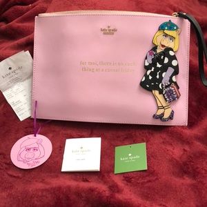 Kate spade Disney Miss Piggy Clutch